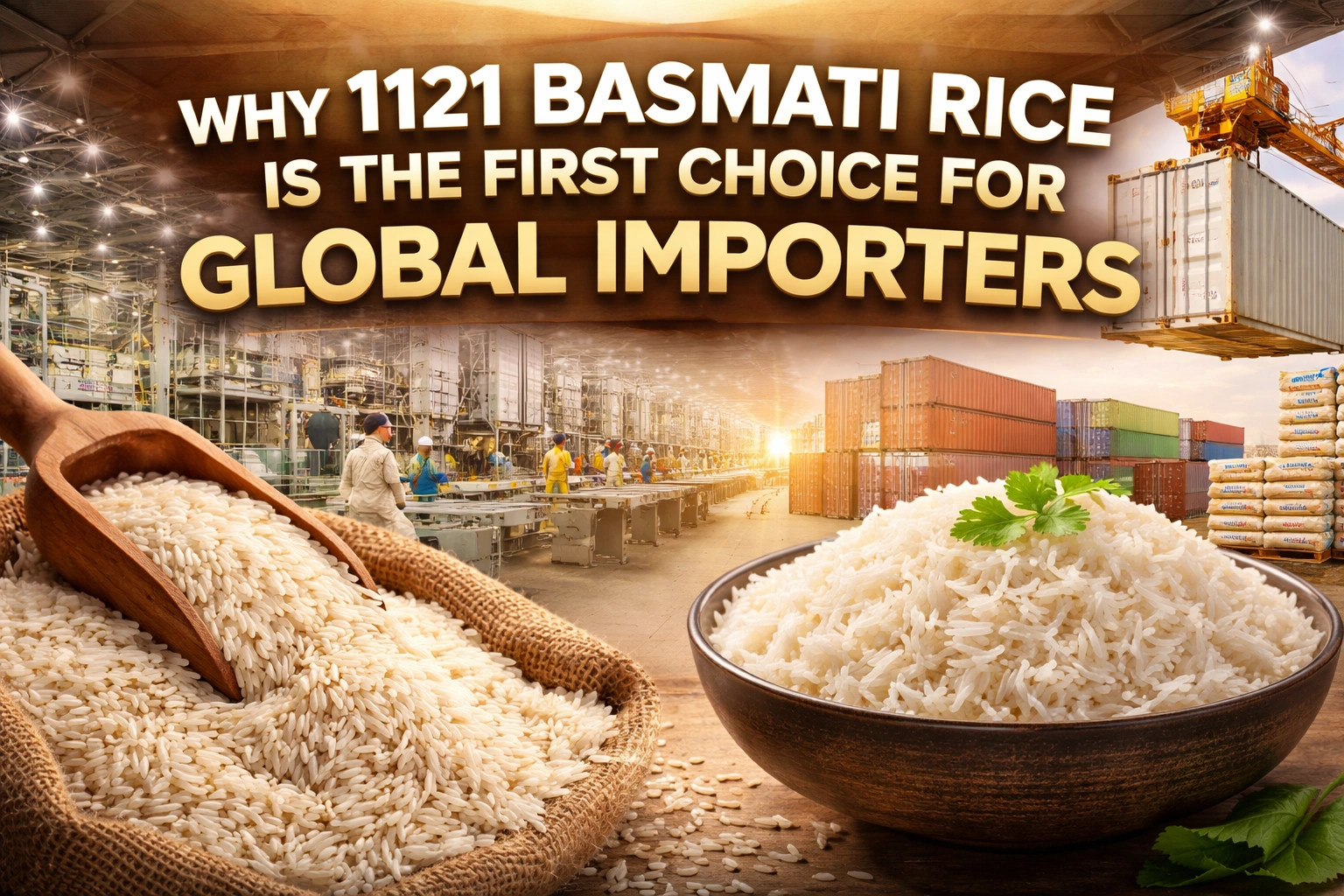 Why 1121 Basmati Rice Is the First Choice for Global Importers